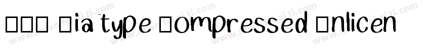 ABC Diatype Compressed Unlicens字体转换